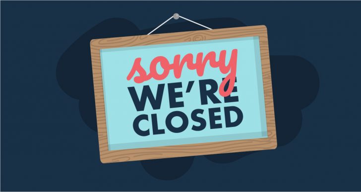 Sorry we are closed